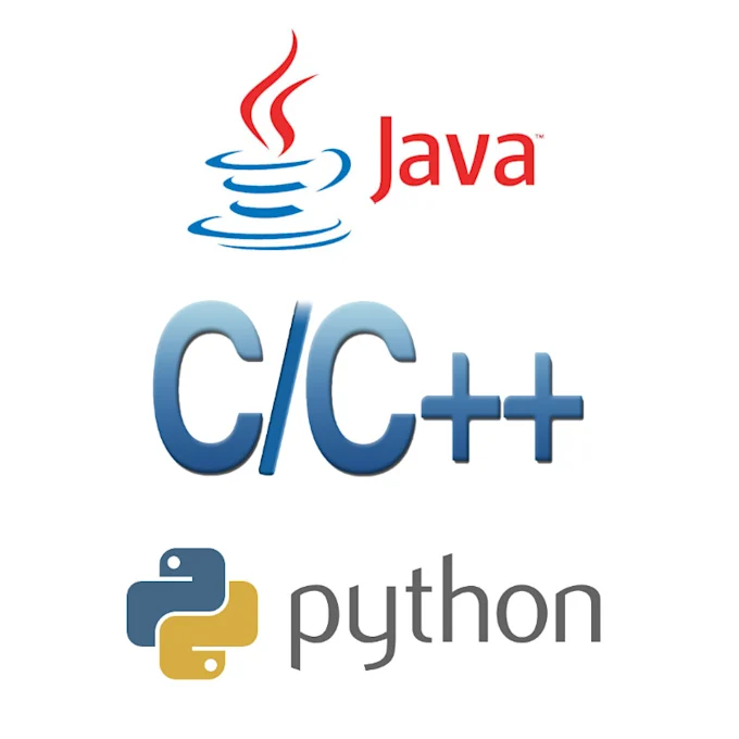 write c c plus plus java python codes